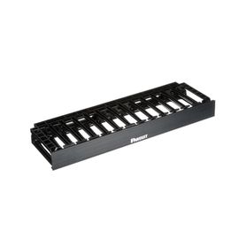 organizador de cables horizontal netmanager sencillo solo frontal para rack de 19in 1ur183136