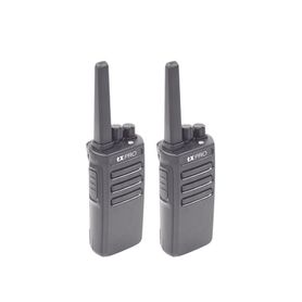 paquete de 2 radios tx500 vhf 136174 mhz 5w de potencia scrambler de voz alta cobertura