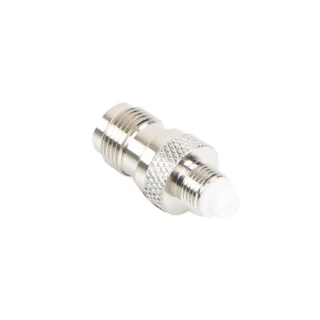 adaptador en linea de conector tnc hembra a fme hembra niple europeo niquel oro teflón27940