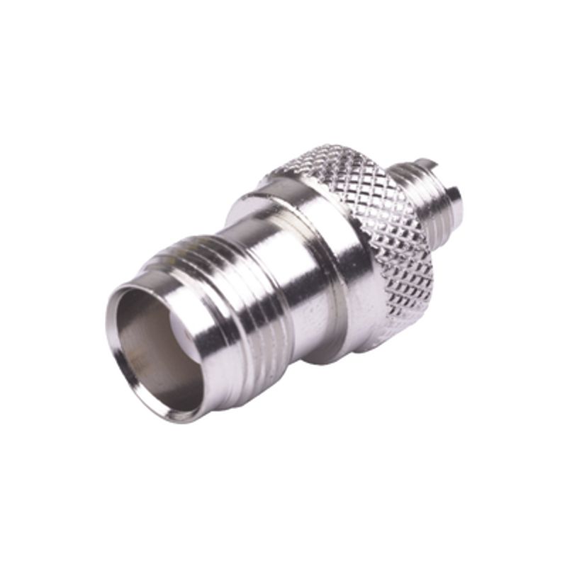 Adaptador En Linea De Conector Tnc Hembra A Sma Hembra Niquel/ Oro/ Teflón. Adaptador En Linea De Conector Tnc Hembra A Sma Hembra Niquel/ Oro/ Teflón.