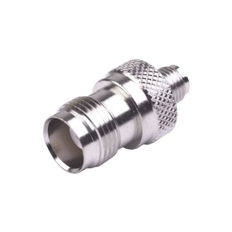 adaptador en linea de conector tnc hembra a sma hembra niquel oro teflón