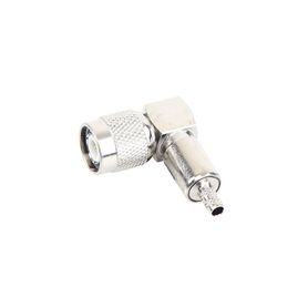 conector tnc macho en ángulo recto para cable rg58u lmr195 niquel oro teflón189352