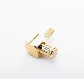 conector mcx macho en ángulo recto de anillo plegable para cable rg174u 8216 oro oro teflón28220
