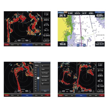 Radar  Tipo Domo Gmr 18xhd De Hasta 48 Millas Náuticas De Alcance Máximo Con 4 Kw De Potencia.