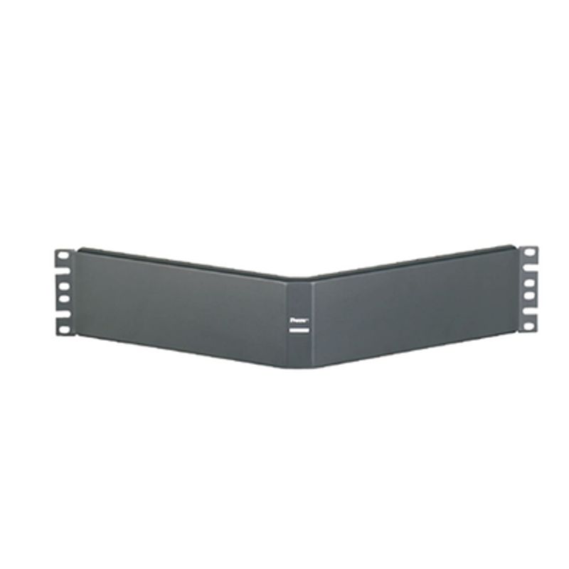 Tapa Ciega Para Rack Estándar De 19in Angulado De Acero 2ur Color Negro