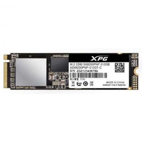 SSD ADATA ASX8200PNP512GTC 512 GB PCI Express 3500 MB/s 2400 MB/s TL1 