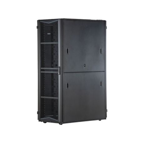 gabinete flexfusion para centros de datos 45 ur 800 mm de ancho 1200 mm de profundidad fabricado en acero color negro209530