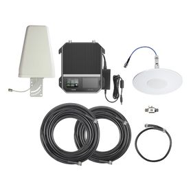 kit amplificador de senal celular 4g lte 3g y voz con antena direccional especial para cubrir áreas de hasta 4300 metros cuadra