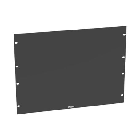 Tapa Ciega Para Rack Estándar De 19in Plano De Acero 8ur Color Negro