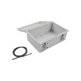 gabinete plástico para exterior ip65 de 170 x 251 x 101 mm cierre por broche 81019