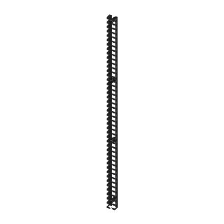 organizador vertical de cable sencillo para gabinete de 45ur