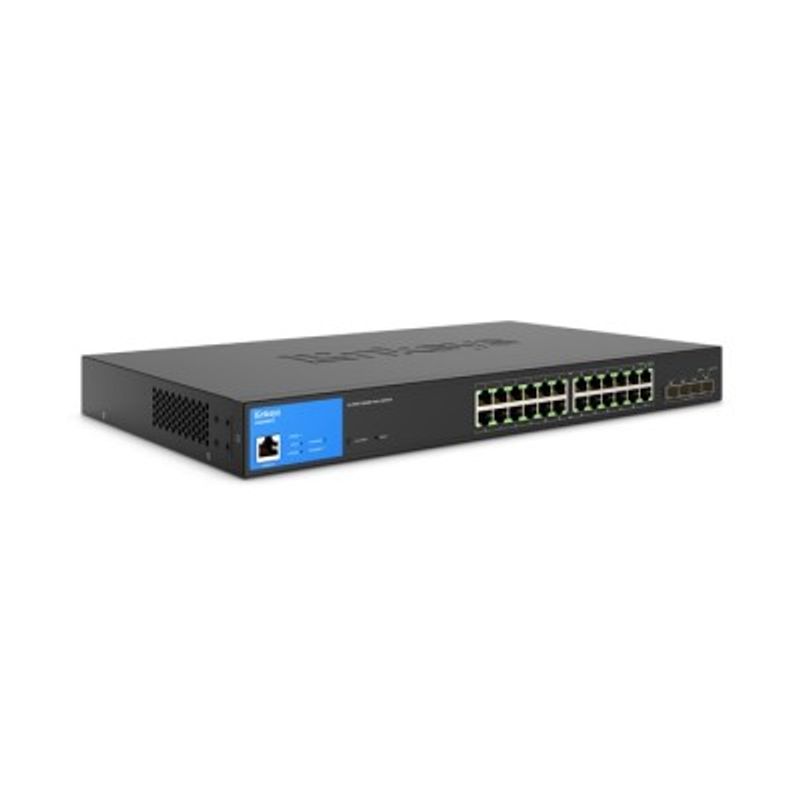 Switch Linksys LGS328MPC PoE Administrable 24 Puertos  4 SFP TL1 