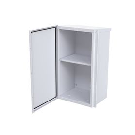 gabinete acero galv para 2 baterias pl110d12  400 x 730 x 300mm puerta sin ventilación acc para piso o poste no incluidos196434