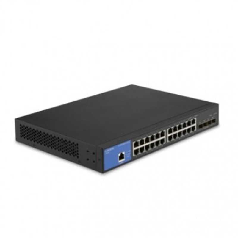 Switch Linksys LGS328C Administrable 24 Puertos  2 SFP TL1 