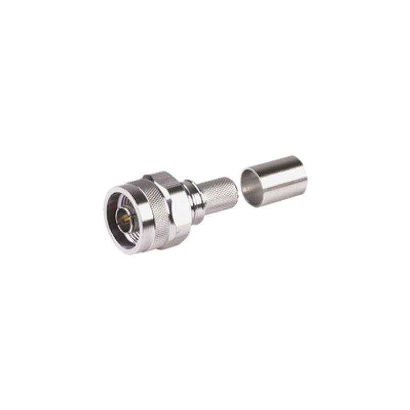 Conector N Macho Plegable Hex. Con Pin Cautivo Para Cables Tipo Rg8