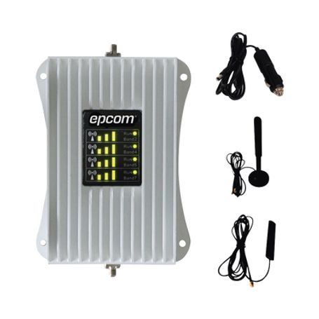 Kit De Amplificador De Senal Celular Para Vehiculo/ Soporta Y Mejora La Senal Celular 4.5g 4g Lte/ Múltiples Operadores Usuarios