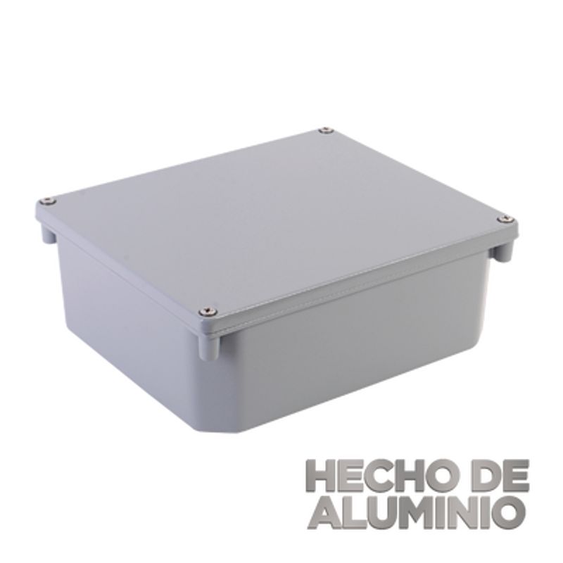 Gabinete De Aluminio Para Exterior (ip66) De 252 X 215 X 91 Mm Cierre Por Tornillos. Gabinete De Aluminio Para Exterior (ip66) De 252 X 215 X 91 Mm Cierre Por Tornillos.