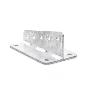 ancla aleta de 5 orificios con 4 puntos de fijación uso en fijación de mástiles galvanizado por inmersión en caliente73712