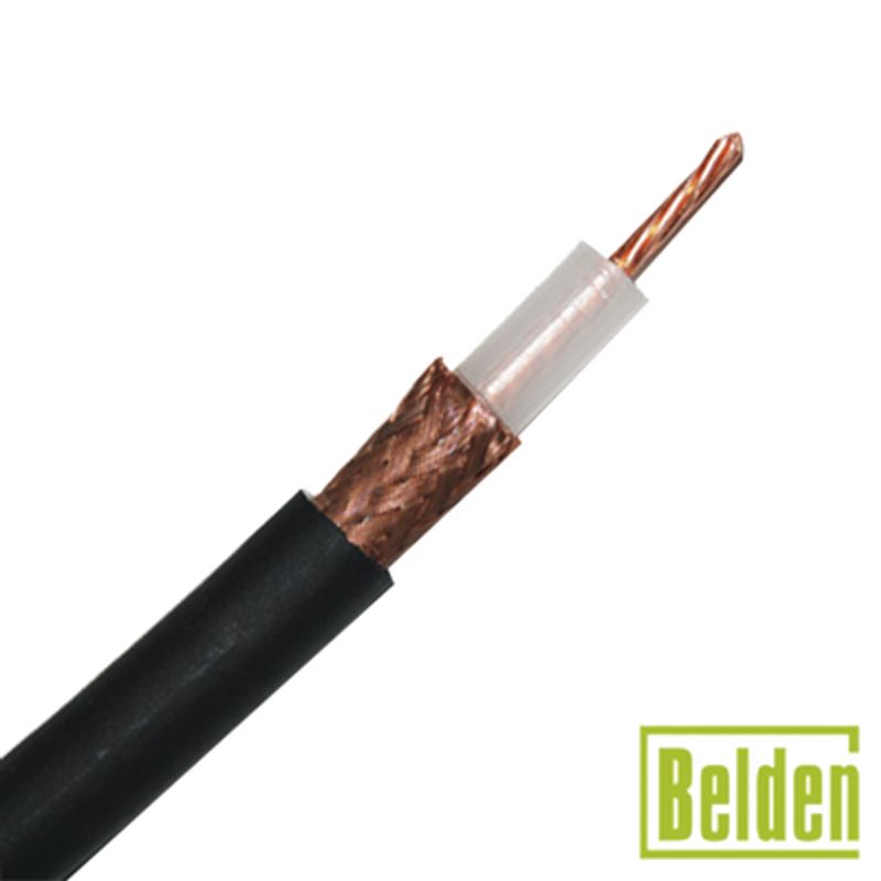 Cable Rg213u Con Blindaje De Malla Trenzada De Cobre 97 Aislamiento De Polietileno.