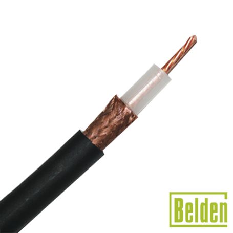 cable rg213u con blindaje de malla trenzada de cobre 97 aislamiento de polietileno