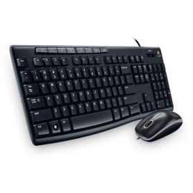kit de teclado y mouse logitech mk200