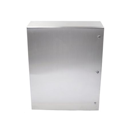 gabinete de acero inoxidable ip66 uso en intemperie 800 x 1000 x 300 mm con placa interna galvanizada164764