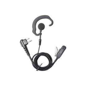 micrófono audifono de solapa estilo gancho  cable fibra trenzada kevlar ultra resistente para motorola gp300sp50p1225pro3150ep4