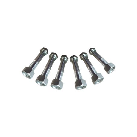 Juego De Tornillos 1/2 X 3 Inoxidables Para Placa Igualadora Sjp5g.