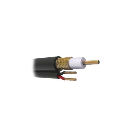 Cable Coaxial Rg59 Siamés Hecho En México Optimizado Para Hd. Aplicación Para Interior Retazo De 15 Metros