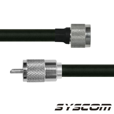 Cable Coaxial Rg214/u De 180 Cm Con Conectores N Macho A Uhf Macho (pl259).