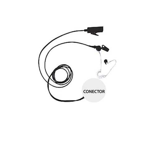 Kit De Micrófonoaudifono Profesional De 2 Cables Para Kenwood Nx200/300/410/5000 Tk480/2180/3180