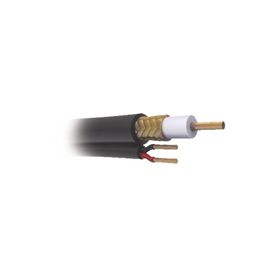 cable coaxial rg59 siamés hecho en méxico optimizado para hd aplicación para interior retazo de 40 metros