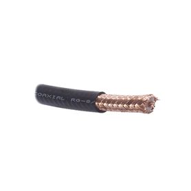 cable coaxial rg8 50 ohms 41db 100 cobre hecho en méxico retazo de 5 metros