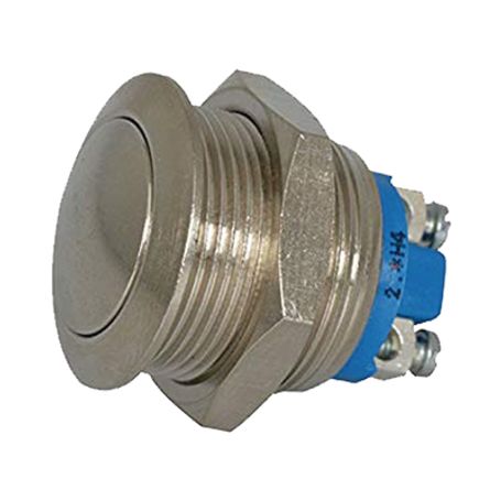 botón interruptor momentáneo antivandálico spst normalmente abierto 2 amp niquel