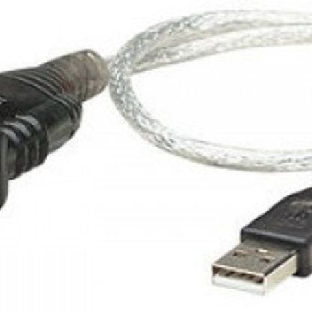 Convertidor de USB a Serial MANHATTAN 205153 045 m Transparente RS232 USB 2.0 A Macho/Macho TL1 