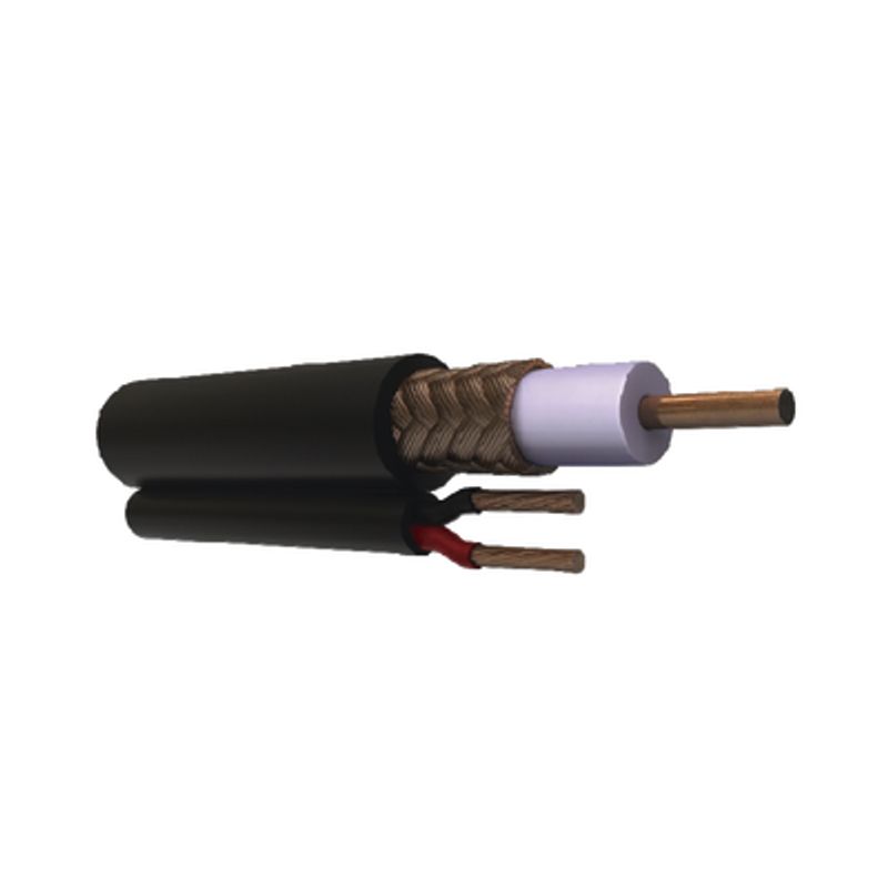 Cable Coaxial X Mto Tipo Cca  2 Hilos Cal. 20 (retazo De 50mts)