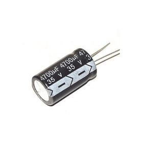 capacitor electrolitico de aluminio radial de 4700 µfd 35 vcc 105 °c 18 x 36 mm 