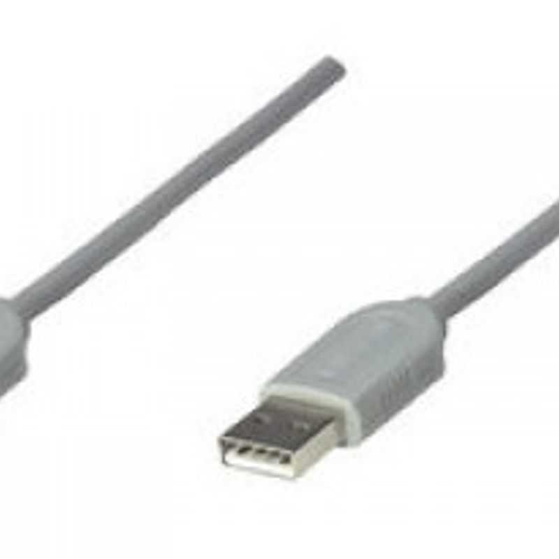 317887 Cable USB A a A gris 1.8 m. onecta un hub o dispositivo USB a un hub USB o a una computadora compatible USB    TL1 
