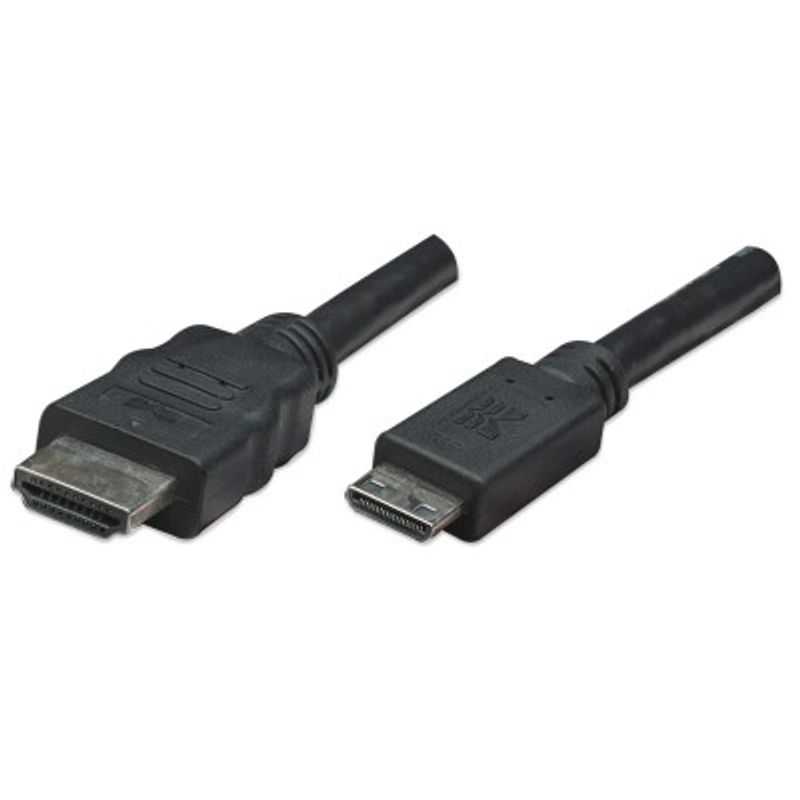 Cable Mini HDMI a HDMI MANHATTAN 304955 18 m MiniHDMI MiniHDMI Macho/Macho Negro TL1 