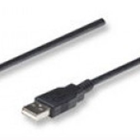 Cable USB tipo B MANHATTAN 3 m USB A USB B Macho/Macho Negro TL1 