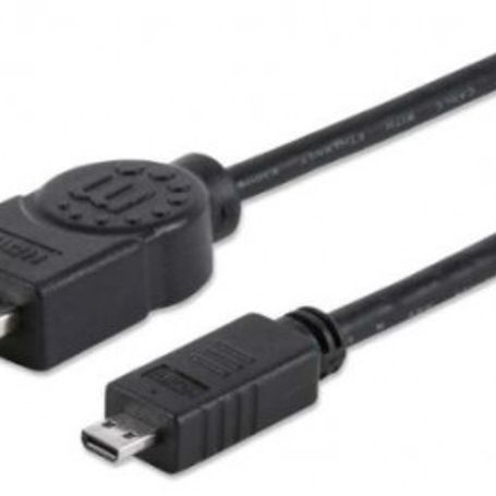 Cable HDMI  MANHATTAN 2 m HDMI MicroHDMI Macho/Macho Negro TL1 
