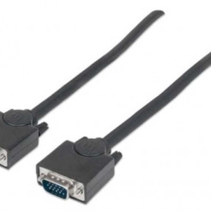 312721 Cable para monitor SVGA HD 15 macho a HD 15 machoLongitud 4.5 m Color Negro. TL1 