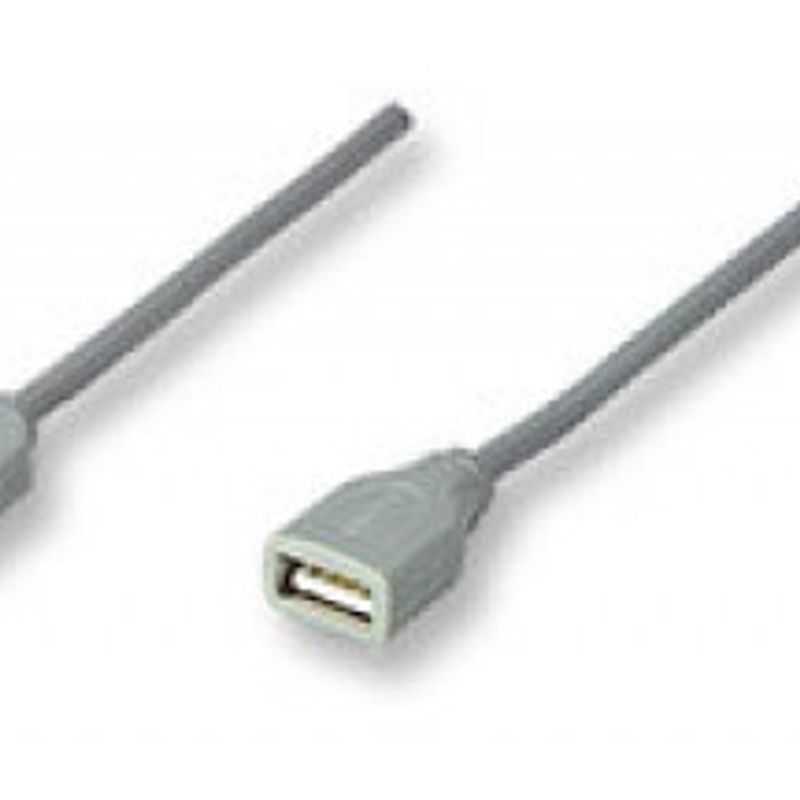Cable USB  Extension MANHATTAN 3 m USB A USB A Macho/hembra Gris TL1 