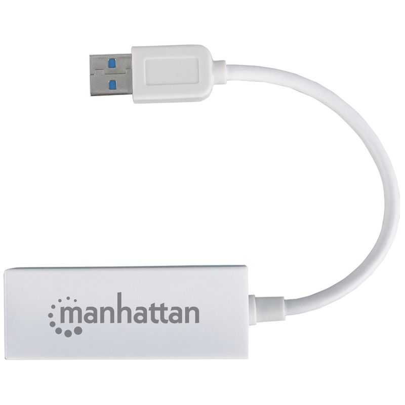 Tarjeta de Red USB  Gigabyte MANHATTAN USB 3.0 RJ45 Macho/hembra Color blanco TL1 