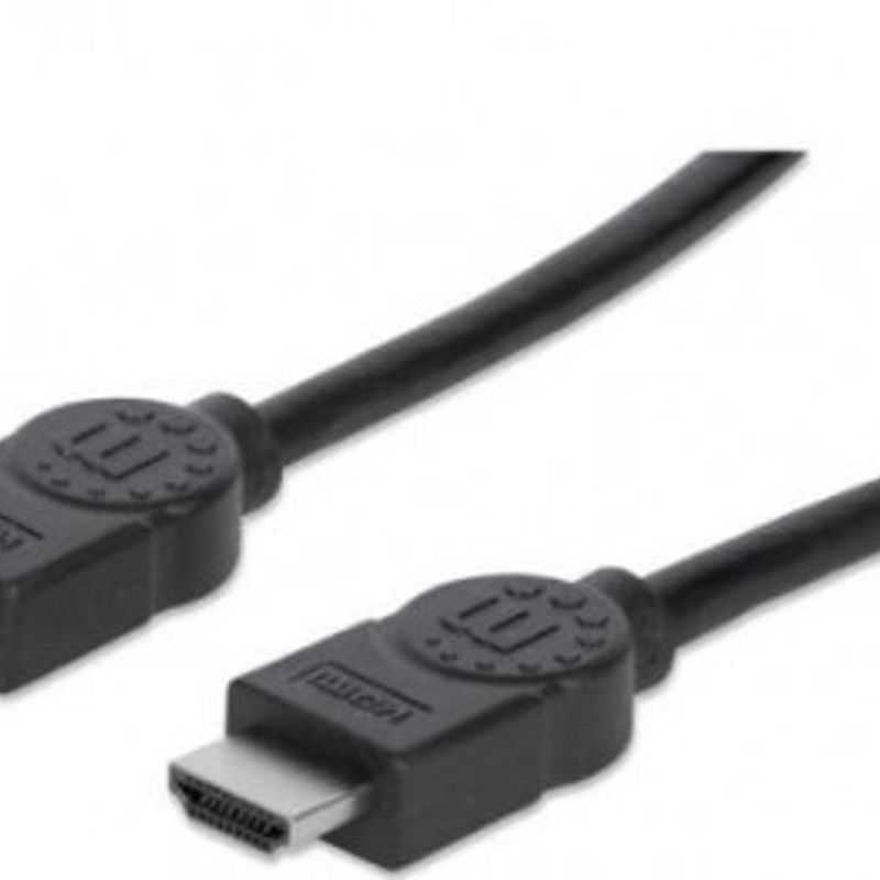 Cable HDMI Alta Velocidad con Ethernet 4K30Hz MANHATTAN 323246 10 m Macho Negro TL1 