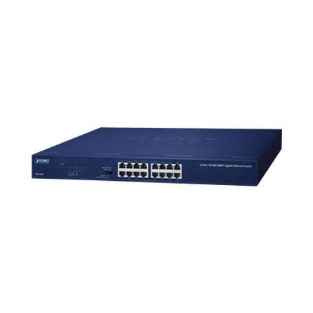 switch no administrable gigabit de 16 puertos 101001000 mbps con modo extendido para distancias de hasta 200 m66789