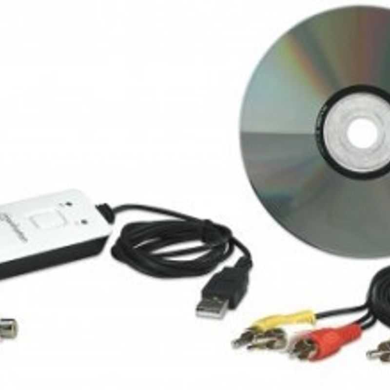 Capturador de video USB MANHATTAN  Negro Gris TL1 