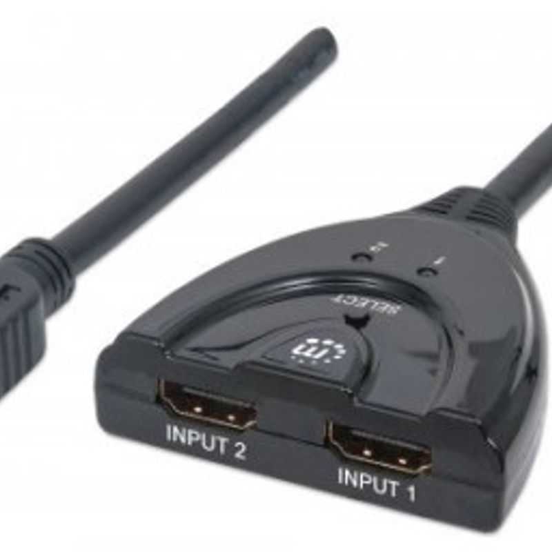 Switch HDMI MANHATTAN  Negro HDMI TL1 