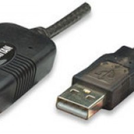 Cable USB MANHATTAN  20 m USB A USB A Macho/hembra Negro TL1 