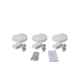 kit de sistema router inalámbrico deco m5 mesh para hogar  doble banda ac 1300  2 puerto gigabit  4 antenas internas  seguridad